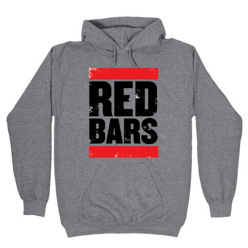 Red Bars Hooded Sweatshirt