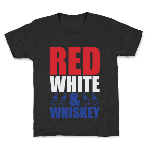 Red, White, & Whiskey Kids T-Shirt