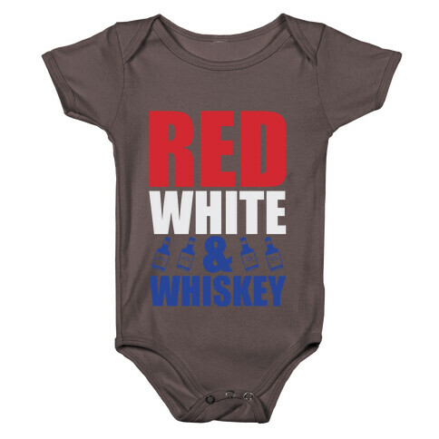 Red, White, & Whiskey Baby One-Piece