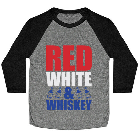 Red, White, & Whiskey Baseball Tee