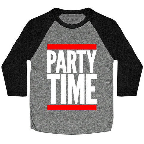 Party Time Baseball Tee