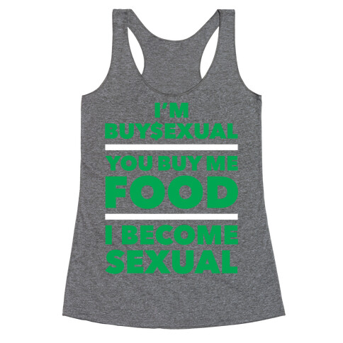 I'm Buysexual Racerback Tank Top