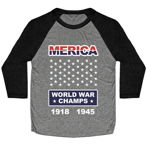 World War Champs Baseball Tee