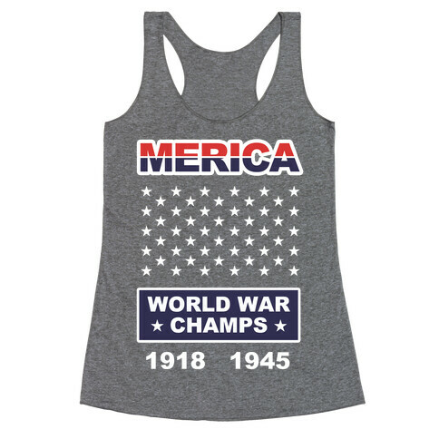 World War Champs Racerback Tank Top