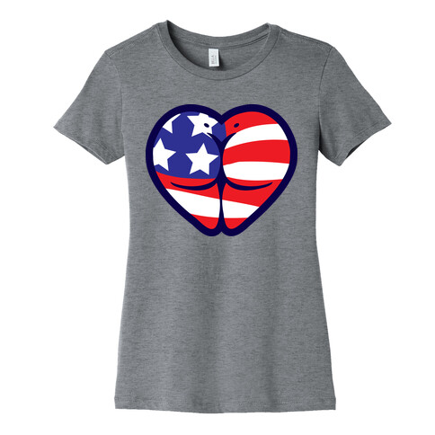 Red White and Booty  Womens T-Shirt