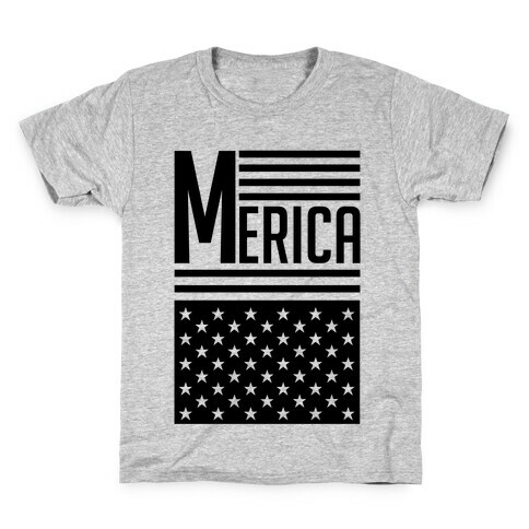 Merican Flag Kids T-Shirt