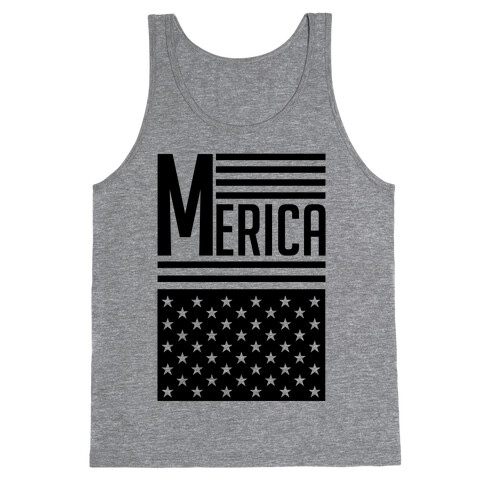 Merican Flag Tank Top