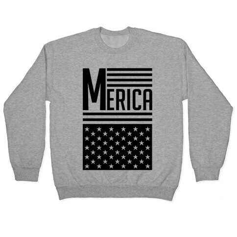 Merican Flag Pullover