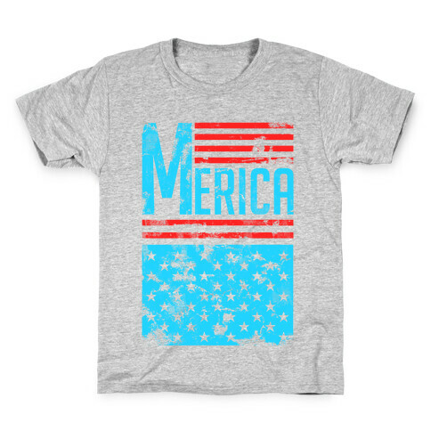 Merican Flag Kids T-Shirt