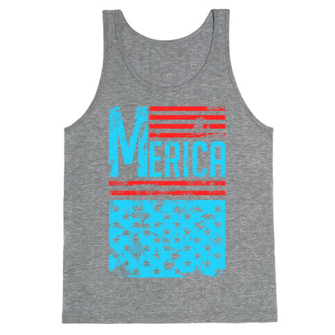 Merican Flag Tank Top