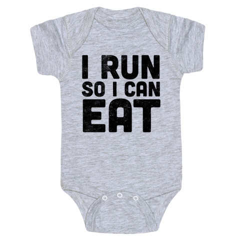 I Run So I Can Eat Baby One-Piece