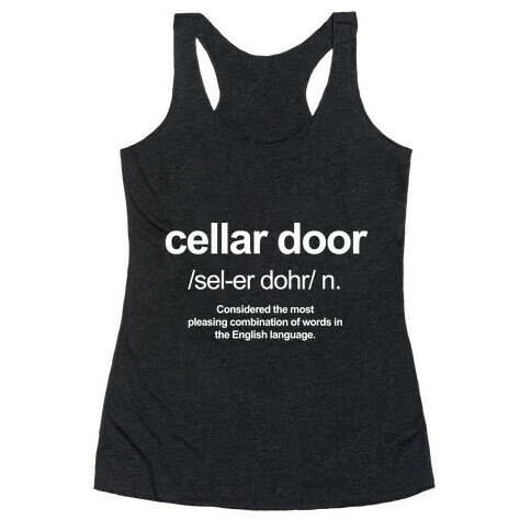 Cellar Door Racerback Tank Top