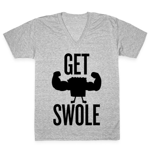 Get Swole V-Neck Tee Shirt