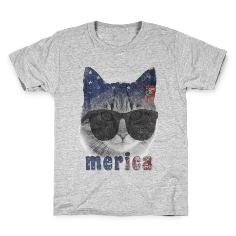 Merica Cat Kids T-Shirt