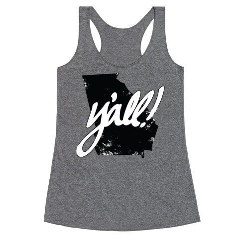 Y'all! (Georgia) Racerback Tank Top