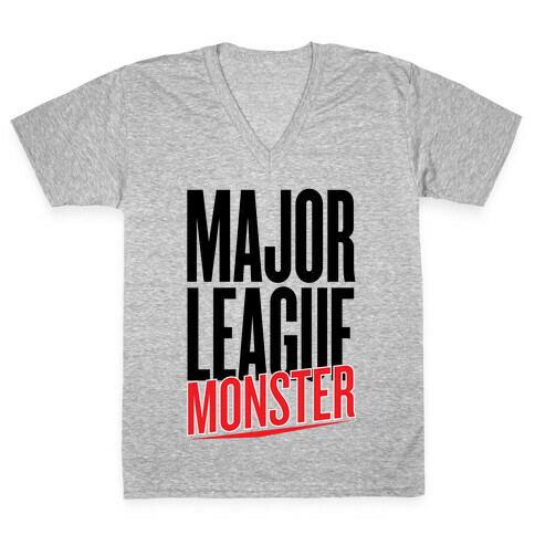 Major League Monster V-Neck Tee Shirt