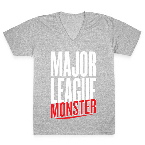 Major League Monster V-Neck Tee Shirt