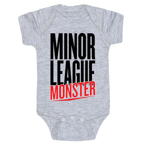 Minor League Monster Baby One-Piece