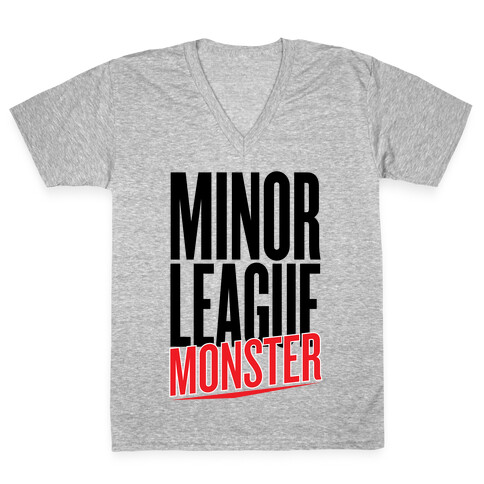 Minor League Monster V-Neck Tee Shirt