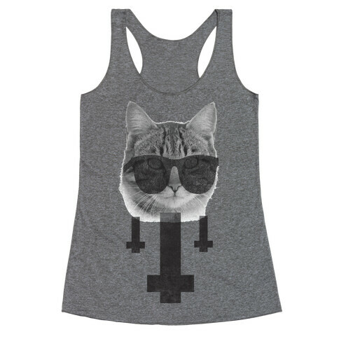 Satan Cat Racerback Tank Top