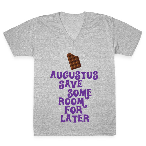 Augustus Save Some Room For Later V-Neck Tee Shirt