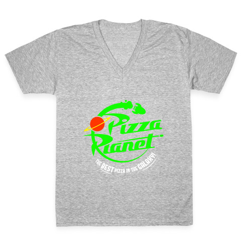 Pizza Planet V-Neck Tee Shirt