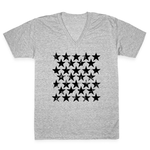 Field of Stars V-Neck Tee Shirt