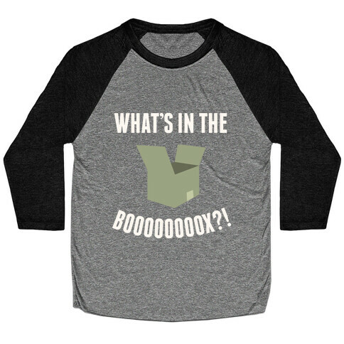 What's In The Box Baseball Tee