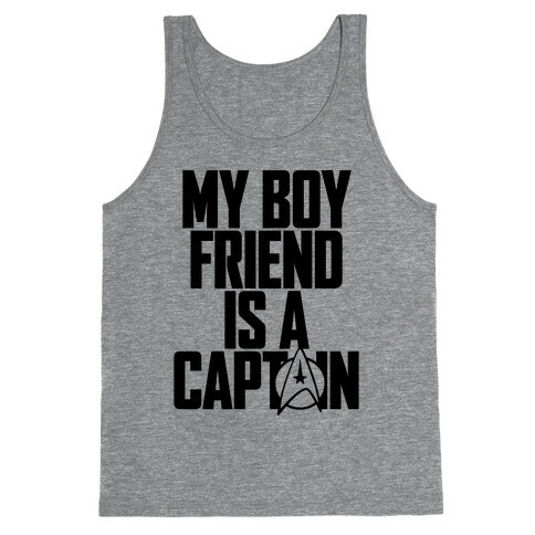 My Boyfriend Is A Captain Tank Top
