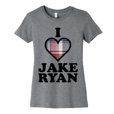 I Love Jake Ryan Womens T-Shirt