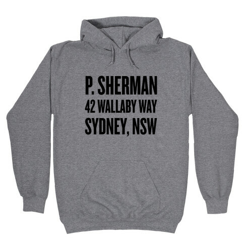 P. Sherman 42 Wallaby Way Sydney Hooded Sweatshirt