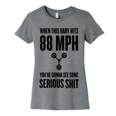 88 Miles Per Hour Womens T-Shirt