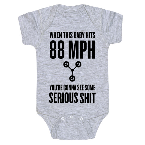 88 Miles Per Hour Baby One-Piece