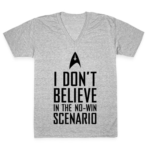 No-Win Scenario V-Neck Tee Shirt