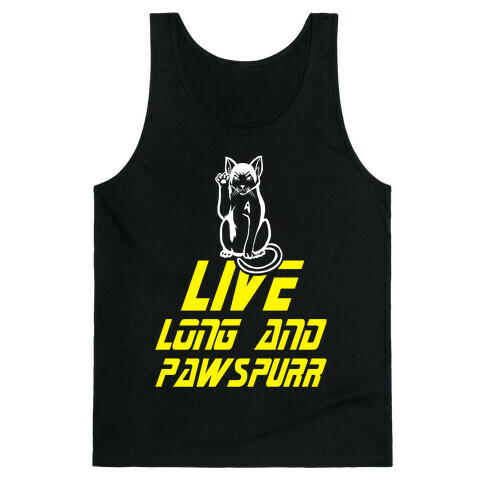 Live Long and Pawspurr Tank Top