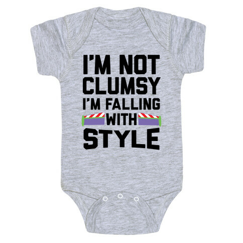 I'm Not Clumsy, I'm Falling With Style Baby One-Piece