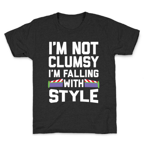I'm Not Clumsy, I'm Falling With Style Kids T-Shirt