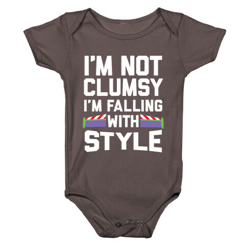 I'm Not Clumsy, I'm Falling With Style Baby One-Piece