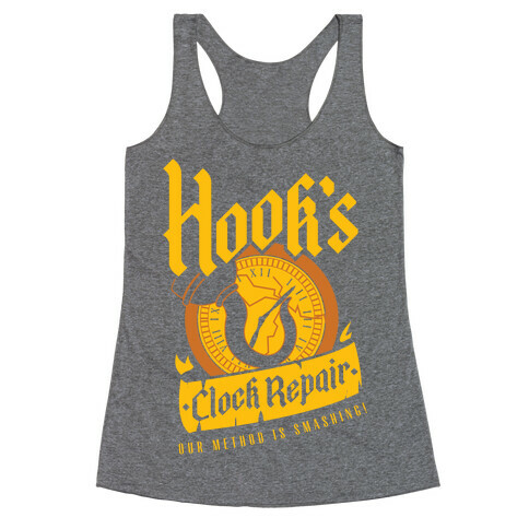 Hook's Clock Repair Racerback Tank Top