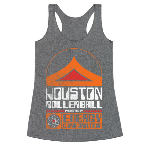 Houston Rollerball Team Racerback Tank Top
