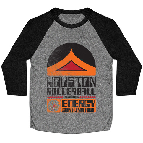 Houston Rollerball Team Baseball Tee