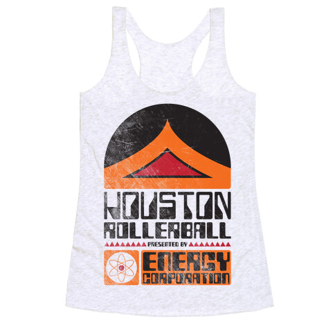 Houston Rollerball Team Racerback Tank Top