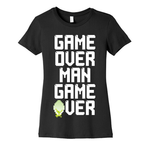 Game Over Man Womens T-Shirt