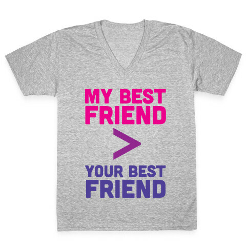 My Best Friend V-Neck Tee Shirt