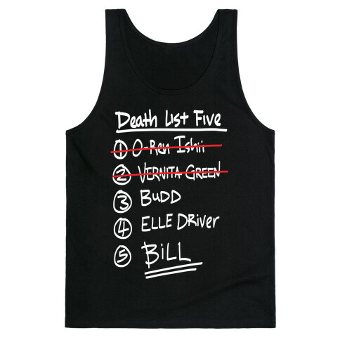 Death List Five Tank Top