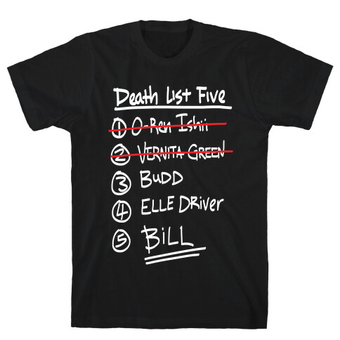 Death List Five T-Shirt