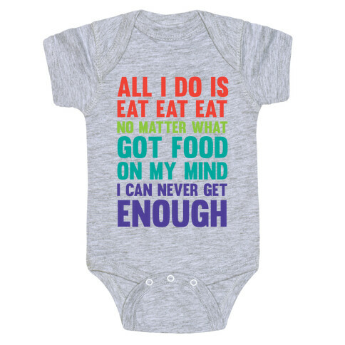Eat Eat Eat Baby One-Piece