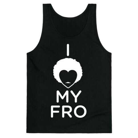 I Heart My Fro Tank Top