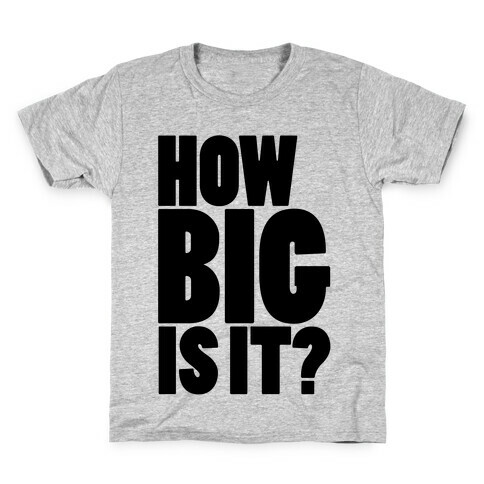 How Big Is It? Kids T-Shirt