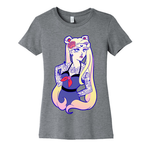 Punk Sailor Moon Womens T-Shirt